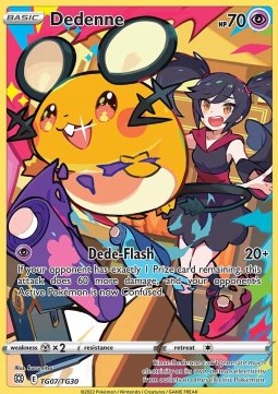 Dedenne BRS-TG07 Holo Rare Boosterfrisch Deutsch