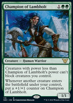 Champion of Lambholt NEC-115 Rare Near Mint Englisch
