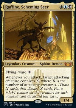 Raffine, Scheming Seer SNC-213 Mythic Excellent Englisch