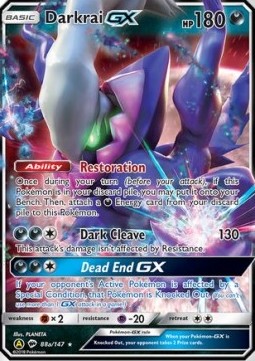 Darkrai GX BUS-88a Promo Good Englisch