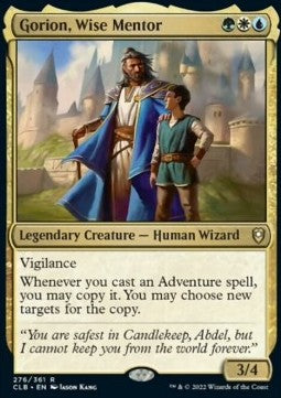 Gorion, Wise Mentor CLB-276 Rare Excellent Englisch Foil