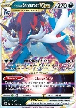 Hisui-Admurai VSTAR ASR-102 Ultra Rare Poor Deutsch