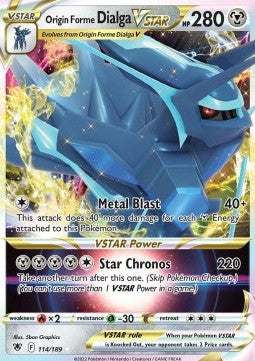 Ur-Dialga VSTAR ASR-114 Ultra Rare Good Deutsch
