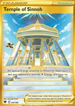 Sinnoh-Tempel ASR-214 Secret Rare Near Mint Deutsch