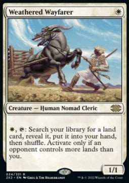 Wettergegerbter Wanderer 2X2-34 Rare Near Mint Deutsch