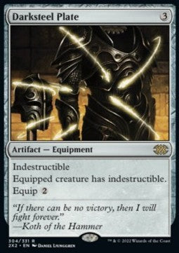 Darksteel Plate 2X2-304 Rare Excellent Englisch