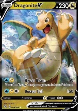 Dragonite V PGO-049 Ultra Rare Boosterfrisch Englisch