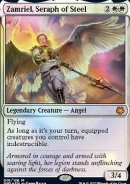 Zamriel, Seraph of Steel GN3-1 Mythic Near Mint Englisch Foil
