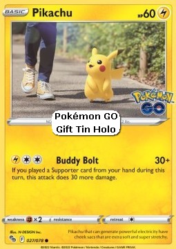 Pikachu PGO-027 Promo Excellent Deutsch
