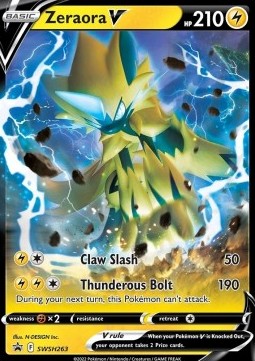 Zeraora V SWSH-263 Promo Excellent Deutsch