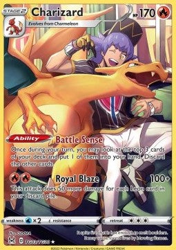 Glurak LOR-TG03 Holo Rare EX Deutsch
