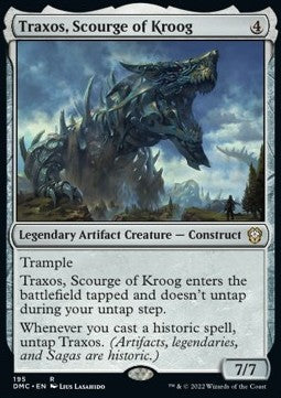Traxos, Scourge of Kroog DMC-195 Rare Near Mint Englisch