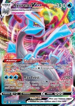 Kyurem VMAX LOR-049 Ultra Rare Excellent Deutsch