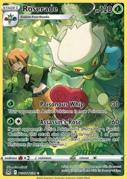 Roserade LOR-TG02 Holo Rare Excellent Englisch