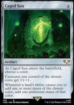 Caged Sun 40K-231 Rare Excellent Englisch