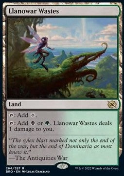 Llanowar-Ödland BRO-264 Rare Near Mint Deutsch Foil