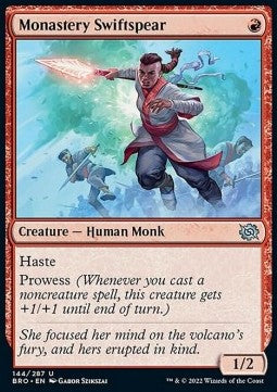 Monastery Swiftspear BRO-144 Uncommon Near Mint Englisch
