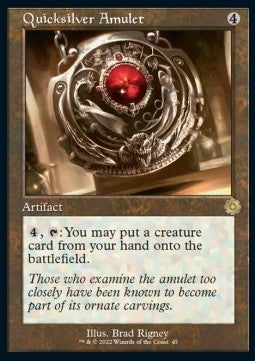 Quicksilver Amulet BRR-45 Rare Excellent Englisch