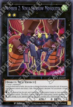 Nummer 2: Ninja-Schatten-Moskito BLCR-029 Secret Rare Excellent Deutsch 1. Auflage