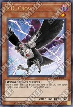 D.D. Crow BLCR-077 Ultra Rare Excellent Englisch 1. Auflage