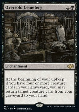 Oversold Cemetery J22-453 Rare Near Mint Englisch