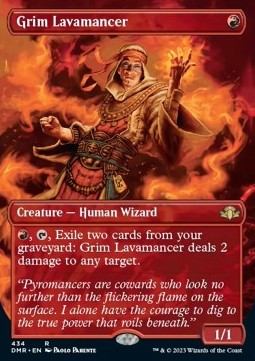 Grim Lavamancer XDMR-434 Rare Excellent Englisch