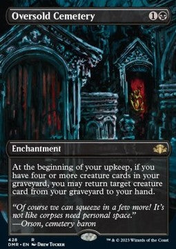 Oversold Cemetery (V.2) XDMR-428 Rare Excellent Englisch