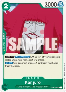 Kanjuro (OP01-038) OP01 Common Near Mint Englisch