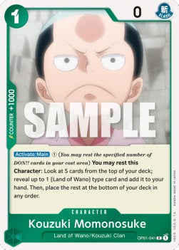 Kouzuki Momonosuke (OP01-041) OP01 Rare Near Mint Englisch
