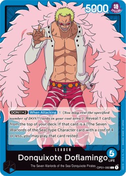 Donquixote Doflamingo (OP01-060) (V.1) OP01 Leader Near Mint Englisch