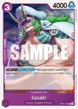 Sasaki (OP01-101) OP01 Uncommon Near Mint Englisch