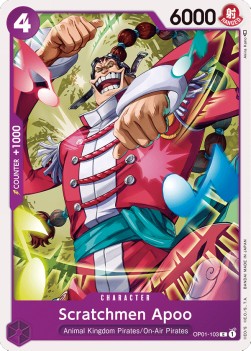 Scratchmen Apoo (OP01-103) OP01 Common Near Mint Englisch