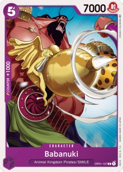 Babanuki (OP01-107) OP01 Common Near Mint Englisch