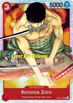 Roronoa Zoro (ST01-013) (V.2) ST-01 Super Rare Near Mint Englisch