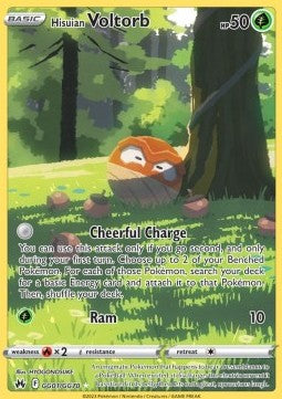 Hisui-Voltobal CRZ-GG01 Holo Rare Boosterfrisch Deutsch