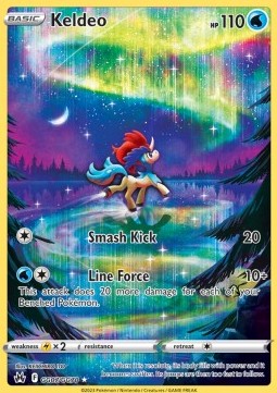 Keldeo CRZ-GG07 Holo Rare Excellent Deutsch