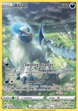 Absol CRZ-GG16 Holo Rare Near Mint Deutsch