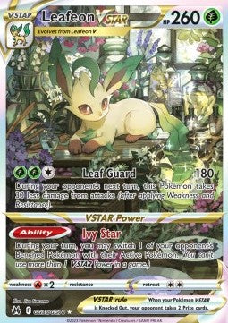 Leafeon VSTAR CRZ-GG35 Ultra Rare Near Mint Englisch