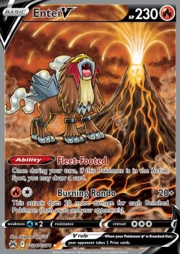 Entei V CRZ-GG36 Ultra Rare EX Deutsch