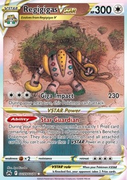 Regigigas VSTAR CRZ-GG55 Ultra Rare Near Mint Deutsch