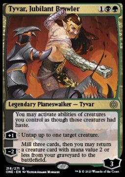 Tyvar, Jubilant Brawler ONE-218 Rare Excellent Englisch