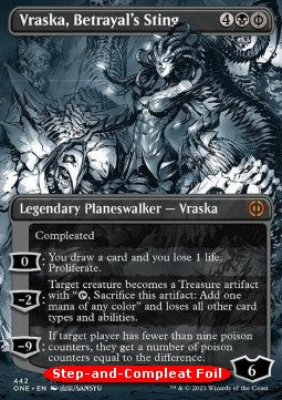 Vraska, Betrayal's Sting (V.4) XONE-442 Mythic Excellent Englisch Foil