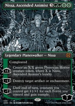 Nissa, Ascended Animist (V.2) XONE-339 Mythic Excellent Englisch