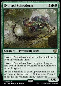 Evolved Spinoderm ONE-166 Rare Excellent Englisch