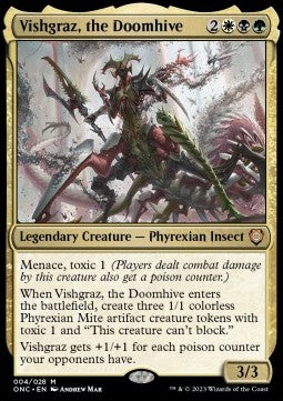 Vishgraz, the Doomhive ONC-4 Mythic Near Mint Deutsch