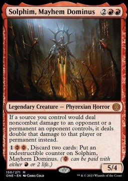 Solphim, Mayhem Dominus ONE-150 Mythic Excellent Englisch
