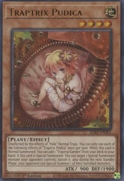 Fallenstellerin Pudica SDBT-001 Ultra Rare Poor Deutsch 1. Auflage