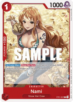 Nami (ST01-007) (V.2) UP Common Near Mint Englisch