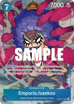 Emporio.Ivankov (OP02-051) (V.2) OP02 Alternate Art Boosterfrisch Englisch