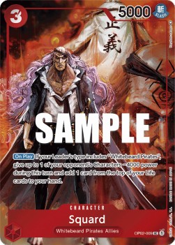 Squard (OP02-009) (V.2) OP02 Alternate Art Near Mint Englisch